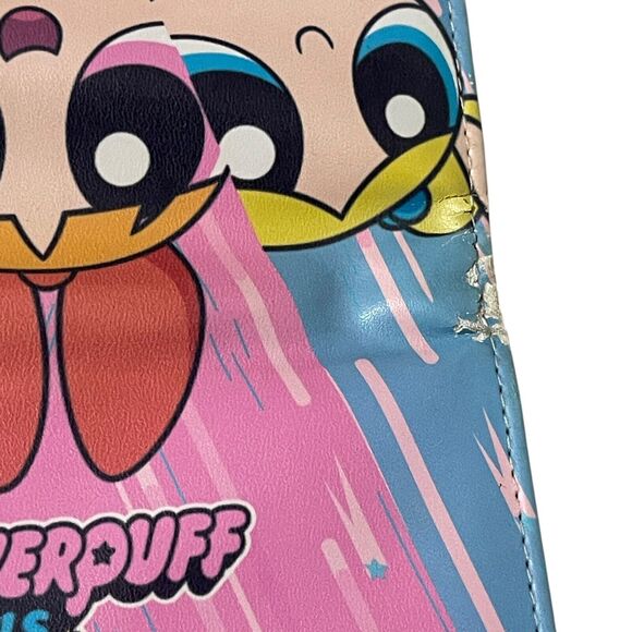 The Powerpuff Girls Long Wallet Action Pose Snap Closure Cartoon Network - Picture 4 of 9